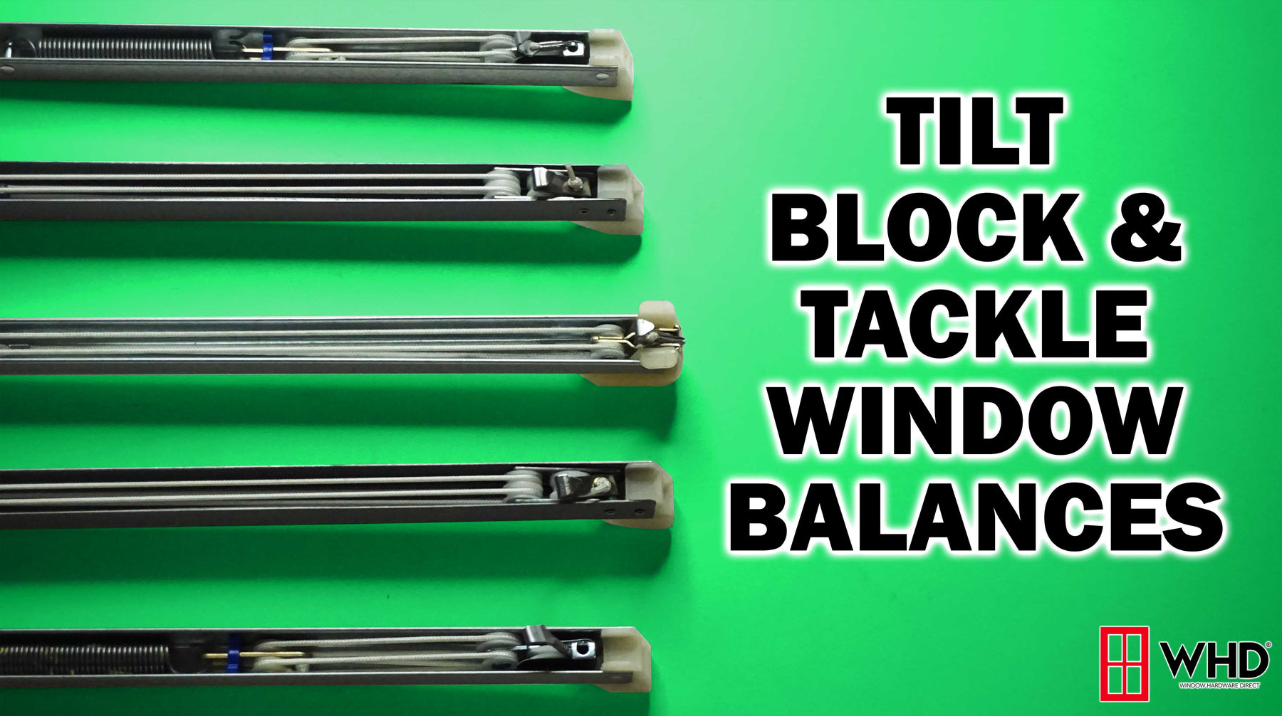 How to Replace Tilt Block and Tackle Balances