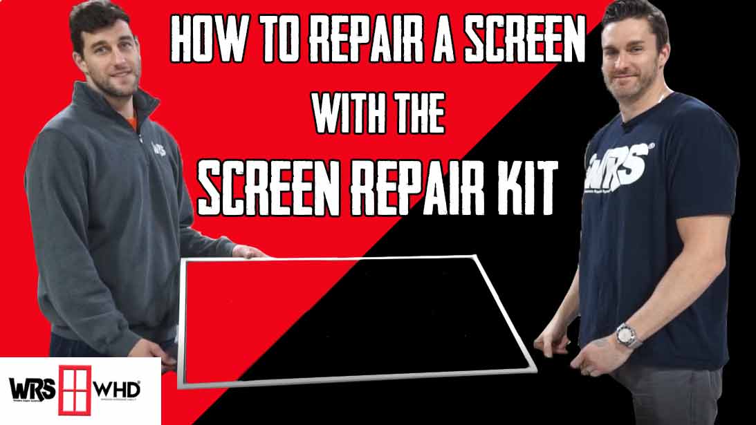 How to Repair a screen with a screen repair kit