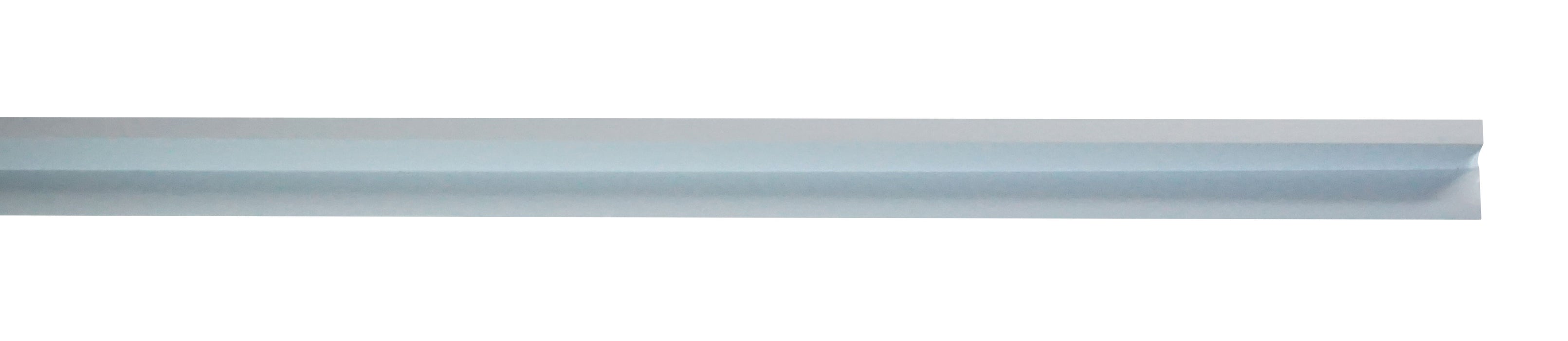 WRS White Rigid Snap-In Glazing Bead - 6 Ft Stick