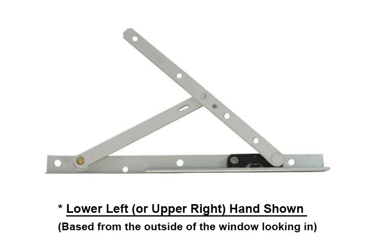 Truth Hardware 10" Casement Hinge - Lower Right Hand or Upper Left Hand (Sold Separately)