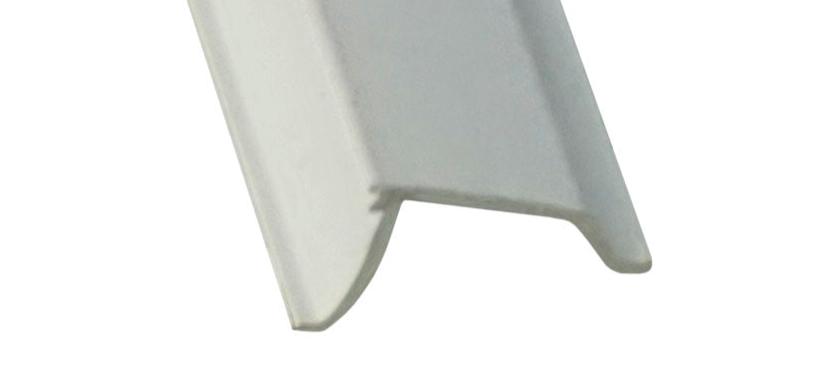 WRS Crossly White Snap-In Rigid Glazing Bead - 6 Ft Stick