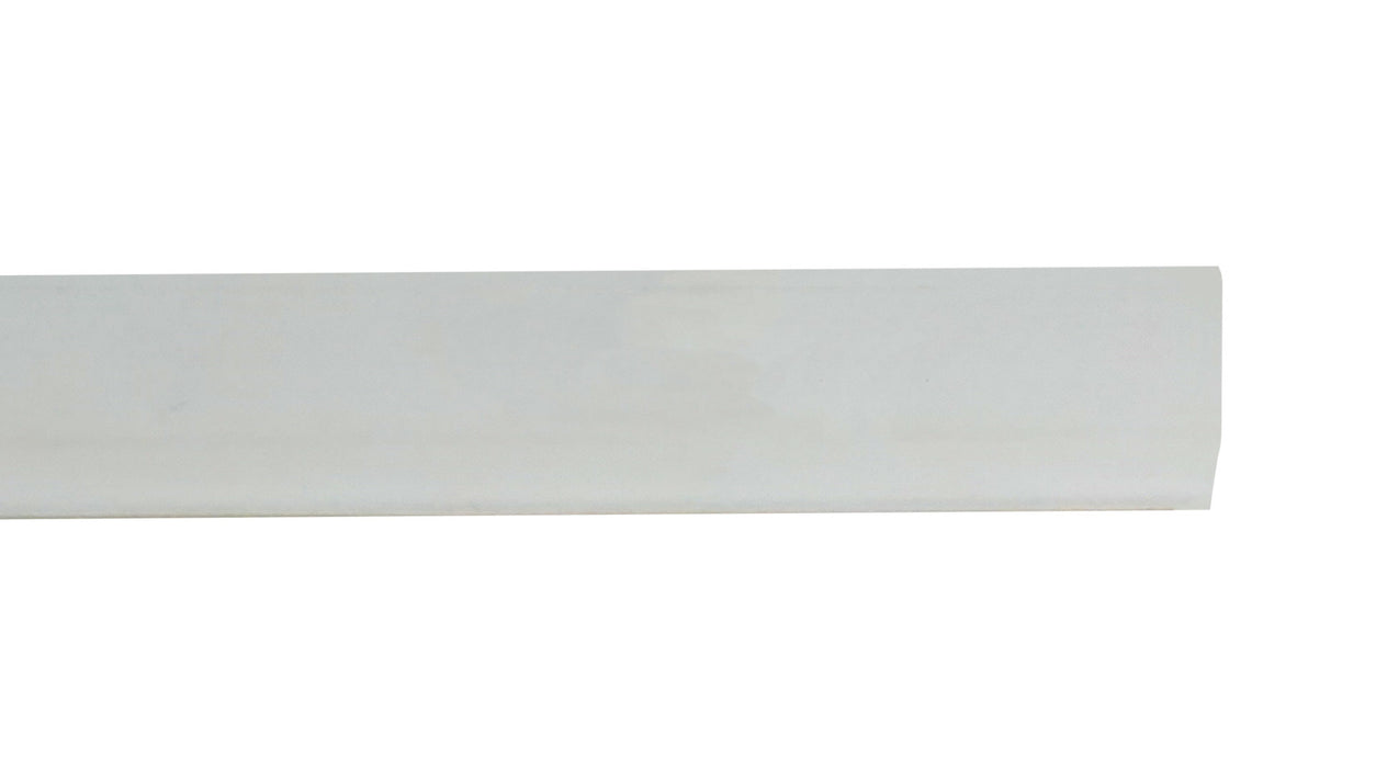 WRS Crossly White Snap-In Rigid Glazing Bead - 6 Ft Stick