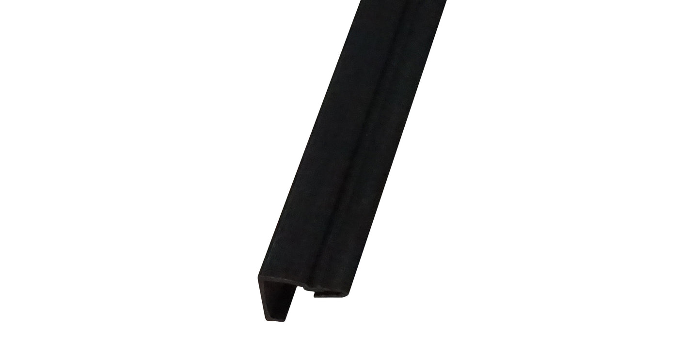 WRS Reynolds Black Rigid Glazing Bead - 6 Ft Stick