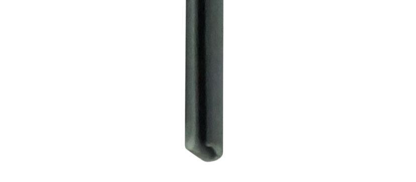 WRS Capitol Dark Gray Rigid Glazing Bead - 6 Ft Stick