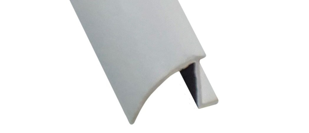 WRS White Snap-In Vinyl Rigid Glazing Bead - 6 Ft Stick