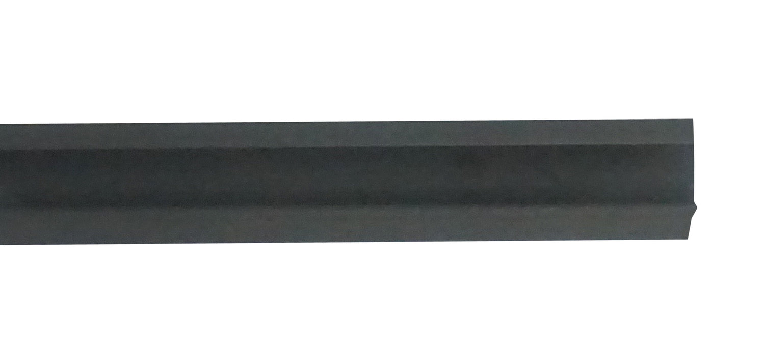 WRS Binnings Black Snap-In Vinyl Rigid Glazing Bead - 6 Ft Stick