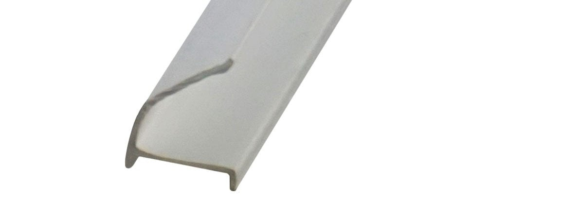 WRS White Snap-In Vinyl Glazing Bead - 6 Ft Stick