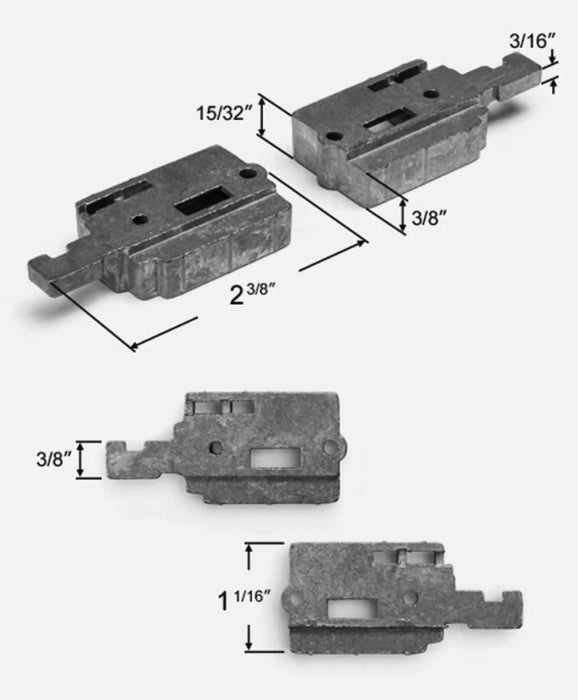 WRS Harvey 2-3/8" Pivot Bar Set - Die-Cast