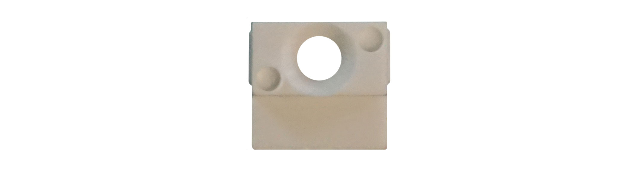 WRS Keller 1/2" Face Guide with Nubs - White