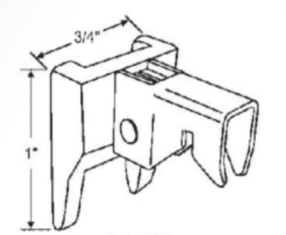 WRS 1" Spiral Window Balance Shoe - Series 50