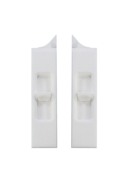 WRS 2-21/32" Left & Right Hand Tilt Latch Set - White