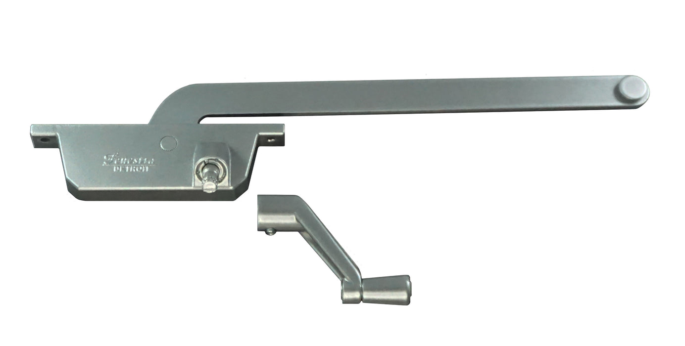 WRS Fenestra 9" Aluminum Single Arm Operator and Handle Set - Aluminum