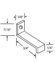 WRS Z-Clip for Window Screens - 3/4"