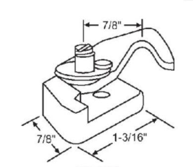 WRS Keller Nylon Arm Base Assembly Set with Aluminum Hooks - Awning Operator