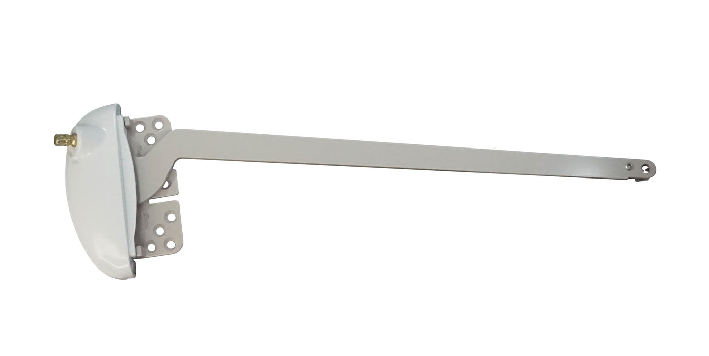 WRS Roto Right Hand Sill-Mounted Casement 13-7/16" Single Arm Operator for Vinyl Windows - White