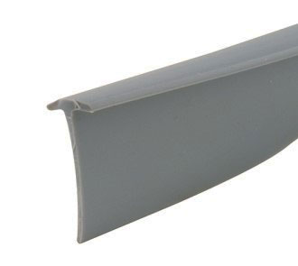 WRS Grey Vinyl Storm Door Sweep - 9/16" x 37"