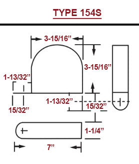 WRS 090 Series Side Style Overhead Clock Spring Balance - Type 154S, 45-48 lbs