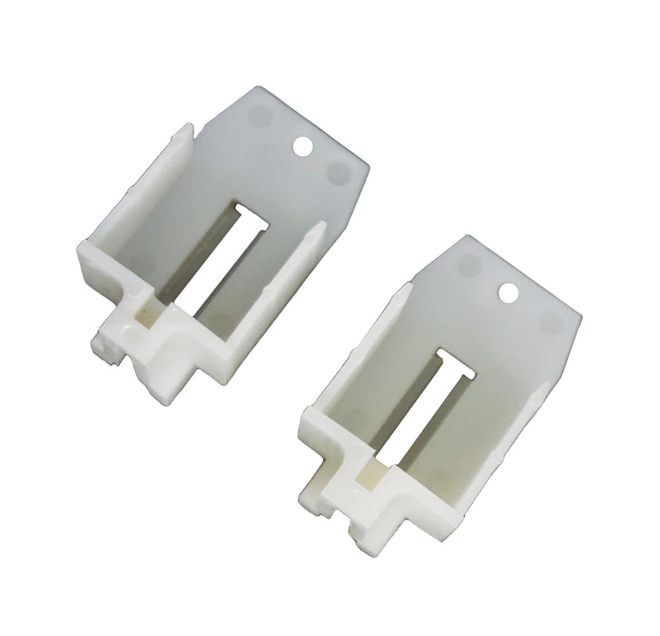 2-1/4" LH & RH Pivot Bar Housing Set - White