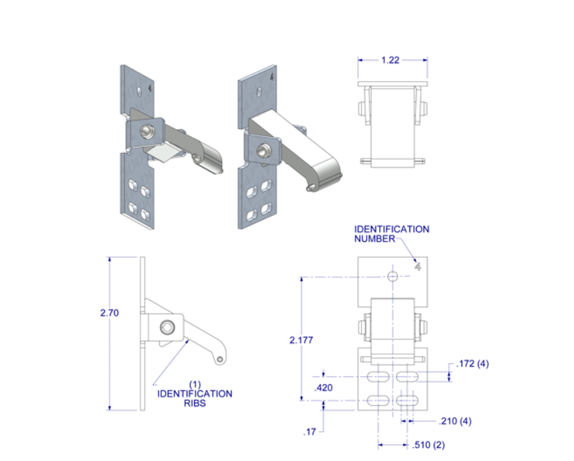 WRS Carrier Unit/Balance Bracket Assembly