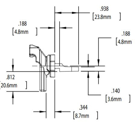 Truth Right Hand Project Out, In-Line Angle Base Cam Handle