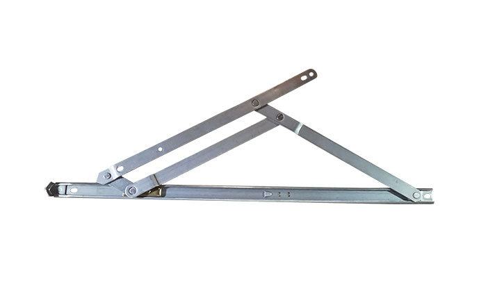 WRS Truth Hardware 18" Stainless Steel Standard Duty 4 Bar Hinge with Stop