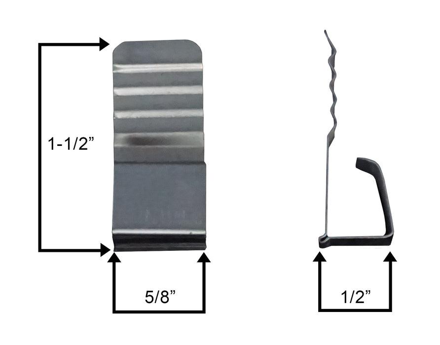 WRS Slider Window Screen Clip - 1-1/2"