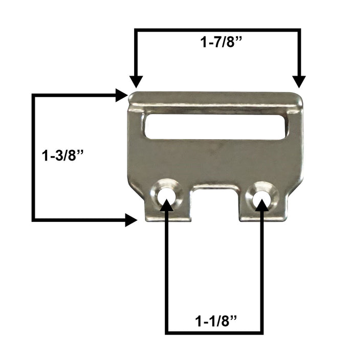 WRS 1-7/8" Keeper - White Bronze