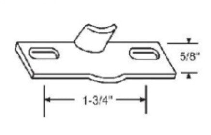 WRS 1-3/4" Strike/Keeper - Aluminum